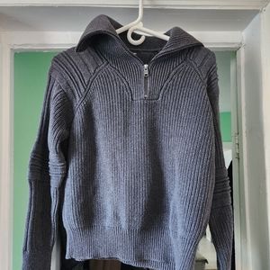 525 America cable knitted pullover men's sweater.